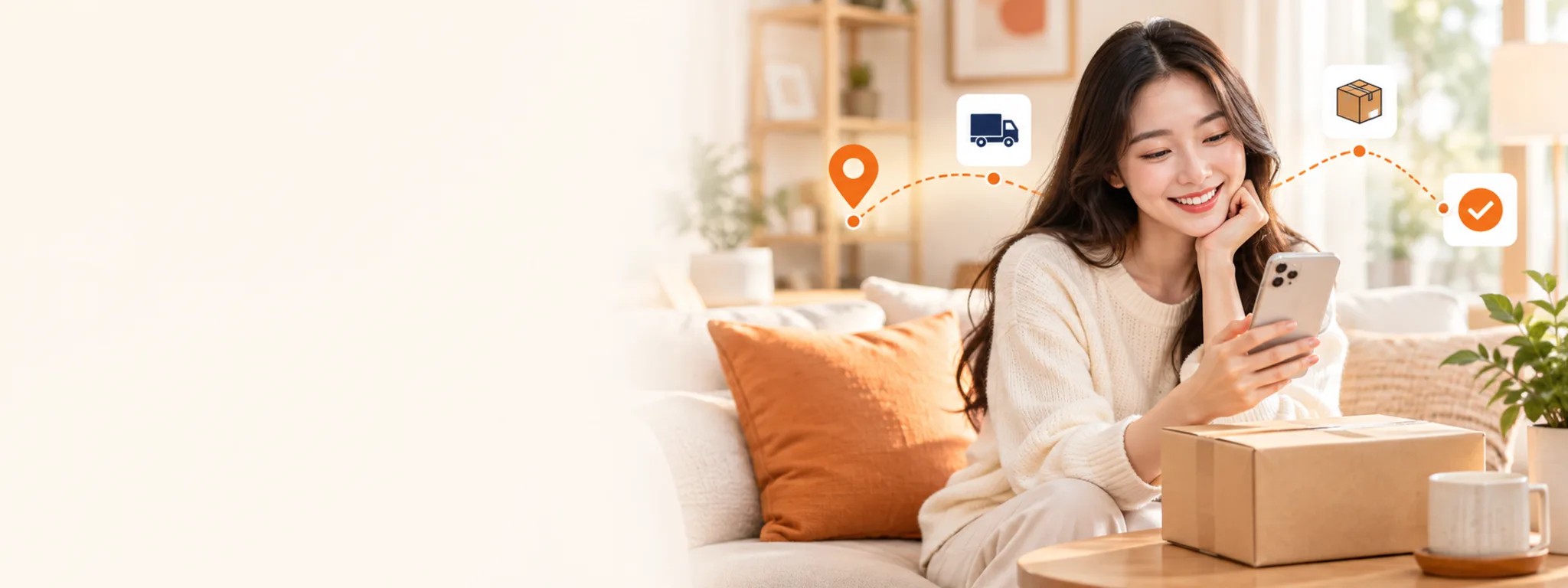 Kiểm tra và theo dõi đơn hàng thuận tiện tại Kiboni
