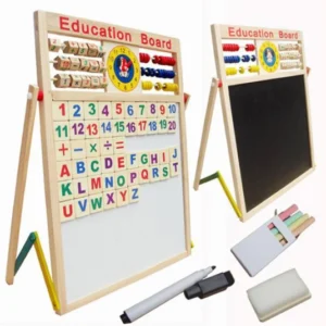 Bảng Ghép Nam Châm 2 Mặt Bằng Gỗ Cho Bé