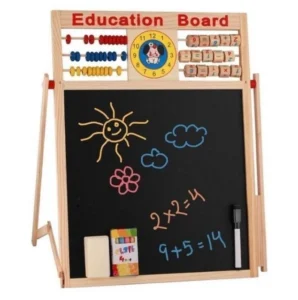Bảng Ghép Nam Châm 2 Mặt Bằng Gỗ Cho Bé
