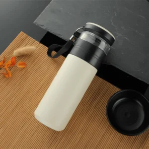 Bình Giữ Nhiệt Inox 304 Có Ngăn Lọc Trà 520 ml, Nắp Vặn Kín