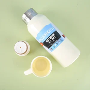 Bộ Bình Giữ Nhiệt Kèm 2 Cốc Có Quai, Hộp Quà Đỏ, Giao Màu Ngẫu Nhiên