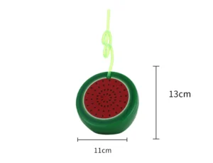 Bình Đựng Nước Nhựa Hình Trái Cây 500 ml Kèm Ống Hút Xoắn, Giao Mẫu Ngẫu Nhiên