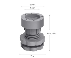 Bộ 4 Chân Kê Máy Giặt, Tủ Lạnh Hình Hoa, Chỉnh Cao Khoảng 2 cm