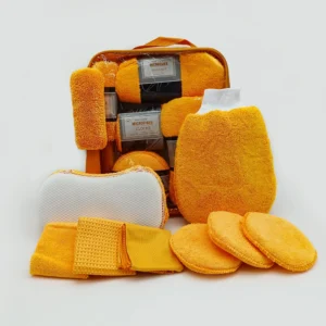 Bộ 9 Món Vệ Sinh Xe Ô Tô Sợi Microfiber Kèm Túi Đựng