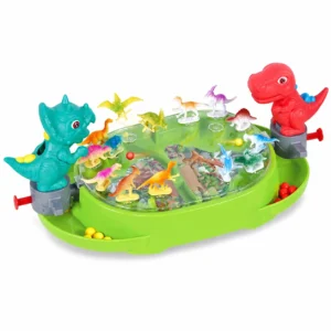 Bộ Đồ Chơi Đại Chiến Khủng Long 2 Người, Bàn Đấu 50 cm Kèm 16 Khủng Long