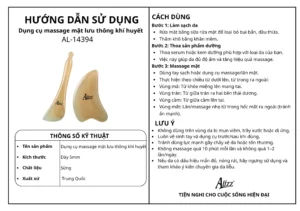 Bộ Dụng Cụ Guasha Massage Nâng Cơ Mặt Và Bấm Huyệt ALIZZ AL-14394
