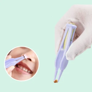 Bộ Dụng Cụ Lấy Ráy Tai Có Đèn LED 3 Món Kèm Hộp Đựng, Loại Pin Sạc