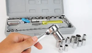 Bộ Dụng Cụ Sửa Chữa Đa Năng 40 Món, Cần Siết Tự Động & Đầu Khẩu Mở Bugi