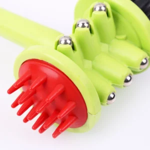 Búa Massage Cầm Tay 2 Đầu Gai Và Núm Tròn, Thân Gắn Bi Thép, Dài 33cm