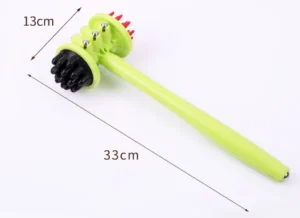 Búa Massage Cầm Tay 2 Đầu Gai Và Núm Tròn, Thân Gắn Bi Thép, Dài 33cm