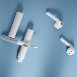 Bút Vệ Sinh Tai Nghe Bluetooth 3 Trong 1: Đầu Kim Loại, Mút Bọt, Chổi Mềm