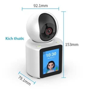 Camera Wifi Màn Hình IPS 2,8 Inch Gọi Video Hai Chiều, Xoay Qua App