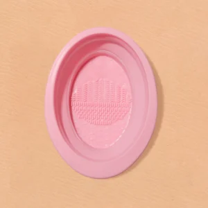 Chén Silicon Gập Gọn Vệ Sinh Cọ Trang Điểm 13253, Kèm Vân Nổi