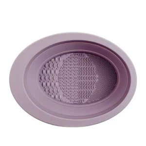 Chén Silicon Gập Gọn Vệ Sinh Cọ Trang Điểm 13253, Kèm Vân Nổi