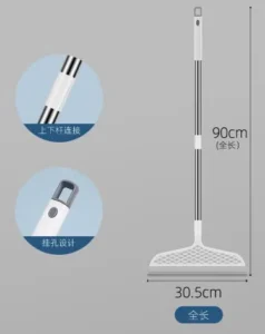 Chổi Gạt Nước Silicon Cán Dài 90 cm, Đầu 30,5 cm Xoay 180 Độ