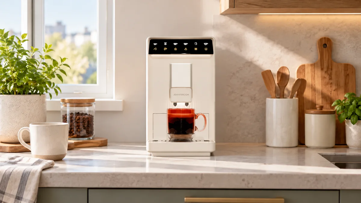 Máy pha cà phê tự động cỡ nhỏ gọn cho bếp chung cư