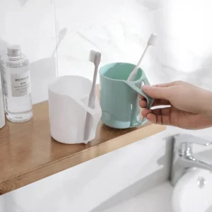 Cốc Nhựa Đựng Bàn Chải Có Tay Cầm 10 × 8,5 cm
