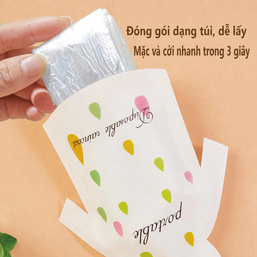 Combo 5 Áo Mưa Dùng 1 Lần Túi Mini