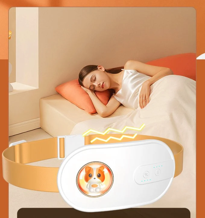Đai Chườm Sưởi Ấm Giảm Đau Bụng Kinh & Massage Rung Thông Minh