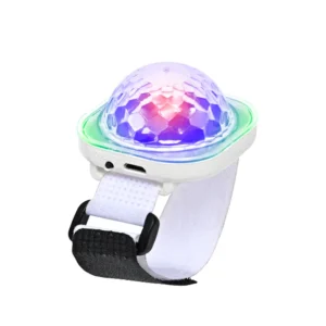 Đèn LED Mini Đeo Cổ Tay Chóp Cầu Nhiều Màu, Pin Sạc