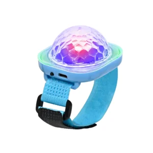 Đèn LED Mini Đeo Cổ Tay Chóp Cầu Nhiều Màu, Pin Sạc