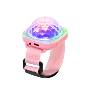 Đèn LED Mini Đeo Cổ Tay Chóp Cầu Nhiều Màu, Pin Sạc