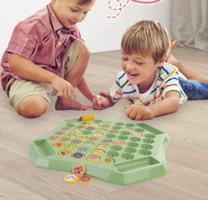 Đồ Chơi Cờ Ném Đồng Xu Hình Con Vật Cho Bé, Bàn Cờ 31,5 x 31,5 cm