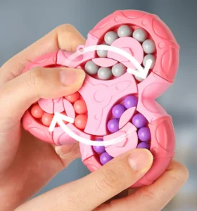 Đồ Chơi Xoay Hạt Màu Hình Hoa 3 Cánh Cho Bé Từ 7 Tuổi, Giao Màu Ngẫu Nhiên