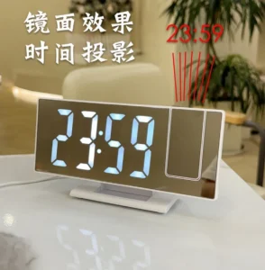 Đồng Hồ Báo Thức LED Để Bàn Chiếu Giờ Trần Nhà DS-3618LP, Cổng Nguồn USB