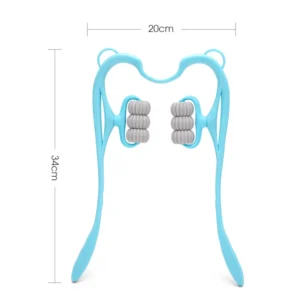 Dụng Cụ Massage Cổ Cầm Tay 6 Con Lăn, Kích Thước 34x20cm
