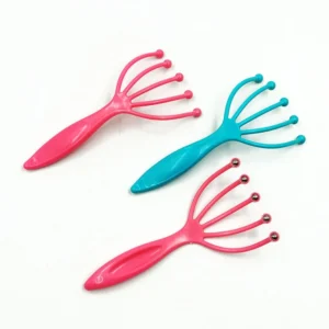 Dụng Cụ Massage Đầu 5 Chân Bi Nhựa Dài 18 cm, Nhỏ Gọn Mang Theo