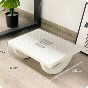 Gác Chân Văn Phòng Bập Bênh Có Con Lăn Massage Chân, Giao Màu Ngẫu Nhiên