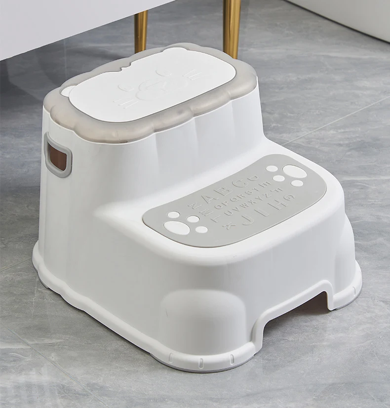 Ghế Bậc Thang 2 Tầng Kê Chân Nhà Tắm, Cao 24 cm, Chân Chống Trượt
