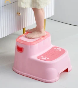 Ghế Bậc Thang 2 Tầng Kê Chân Nhà Tắm, Cao 24 cm, Chân Chống Trượt