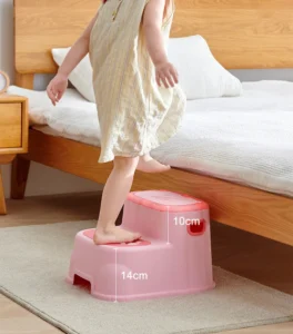 Ghế Bậc Thang 2 Tầng Kê Chân Nhà Tắm, Cao 24 cm, Chân Chống Trượt
