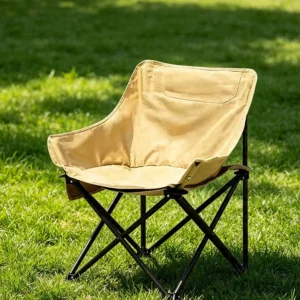 Ghế Xếp Dã Ngoại Có Tựa Lưng Khung Nhôm 68 x 38 x 45 cm, Kèm Túi Đựng