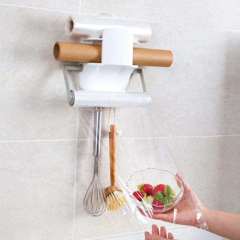Giá Treo Màng Bọc Thực Phẩm, Giấy Cuộn Dán Tường Nhà Bếp