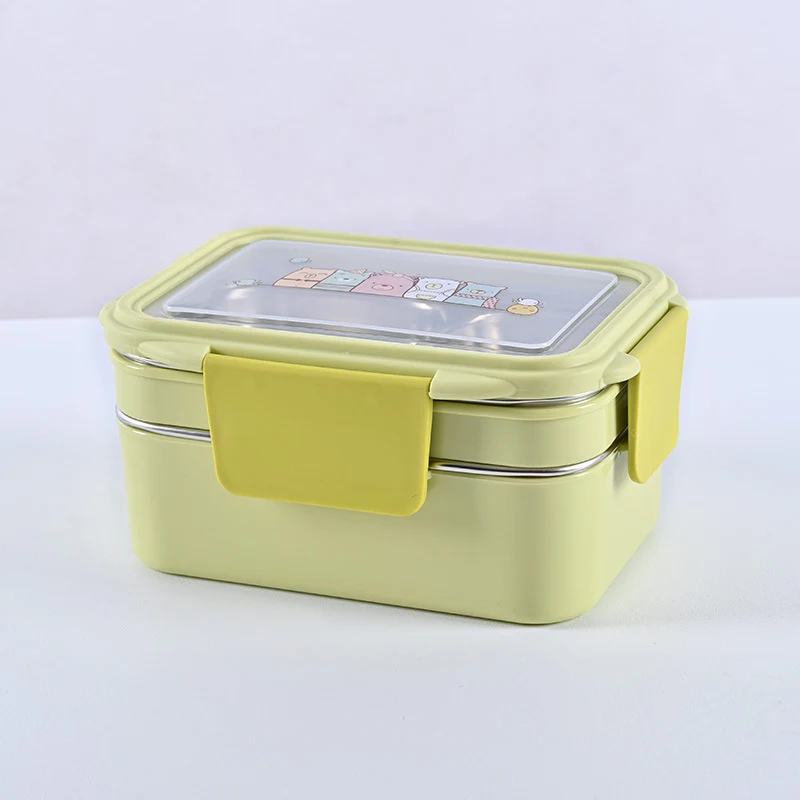 Hộp Cơm 2 Tầng Inox Giữ Nhiệt, Có Ngăn Chia