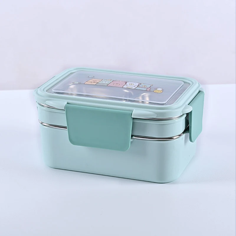 Hộp Cơm 2 Tầng Inox Giữ Nhiệt, Có Ngăn Chia