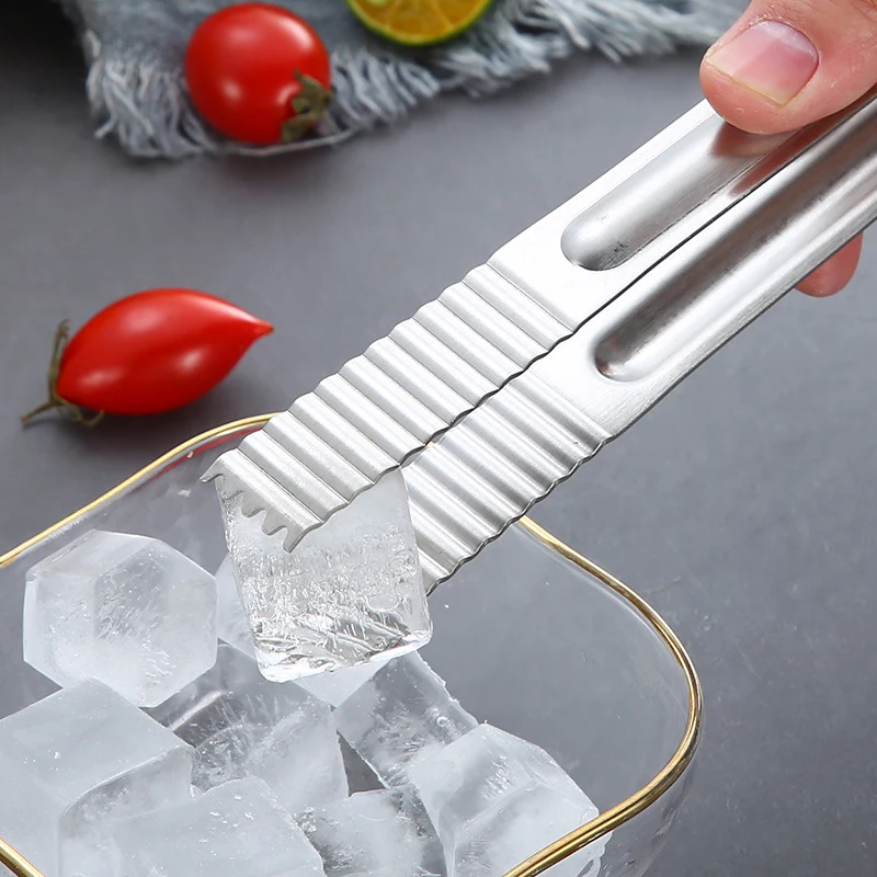 Kẹp Gắp Đá, Gắp Thức Ăn Inox Dài 30,5 cm Đầu Răng Cưa