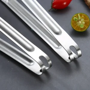 Kẹp Gắp Đá, Gắp Thức Ăn Inox Dài 30,5 cm Đầu Răng Cưa