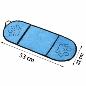 Khăn Lau Khô Lông Chó Mèo Sợi Microfiber, Có Túi Xỏ Tay