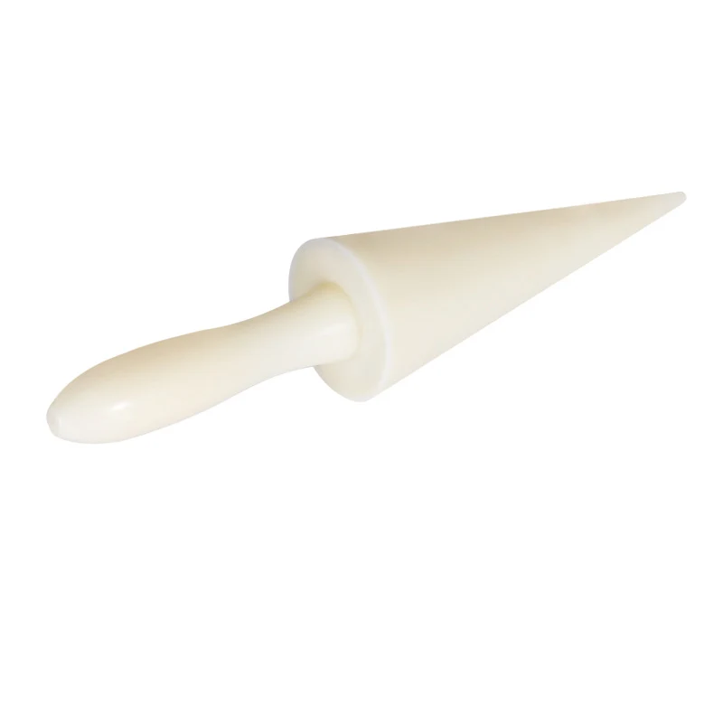 Khuôn Cuộn Vỏ Kem Ốc Quế Bằng Nhựa, Dài 23,5cm, Đường Kính Miệng 5cm