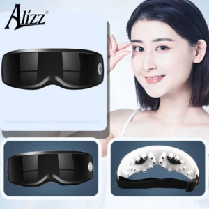 Kính Massage Mắt ALIZZ AL-13577 Pin Sạc USB, Rung Kèm Hạt Nam Châm
