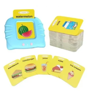 Máy Đọc Thẻ Flashcard Tiếng Anh Cho Bé Từ 18 Tháng, Kèm 112 Thẻ Từ Vựng 2 Mặt