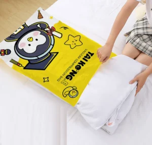 Máy Hút Chân Không 55W Kèm Túi Nén Quần Áo 80 x 100 cm, Dùng Lại Được