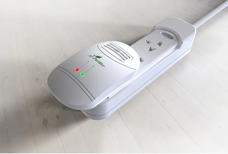 Máy Khử Mùi Mini Cắm Ổ Điện Air Purifier Cho Nhà Tắm, Nhà Bếp