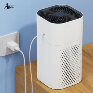 Máy Lọc Không Khí Mini ALIZZ AL-15075, Lọc HEPA-11 Và Ion Âm