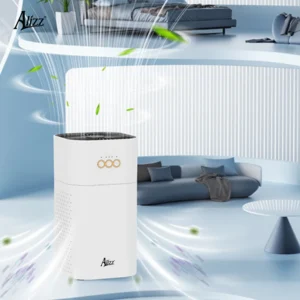 Máy Lọc Không Khí Mini ALIZZ AL-15075, Lọc HEPA-11 Và Ion Âm