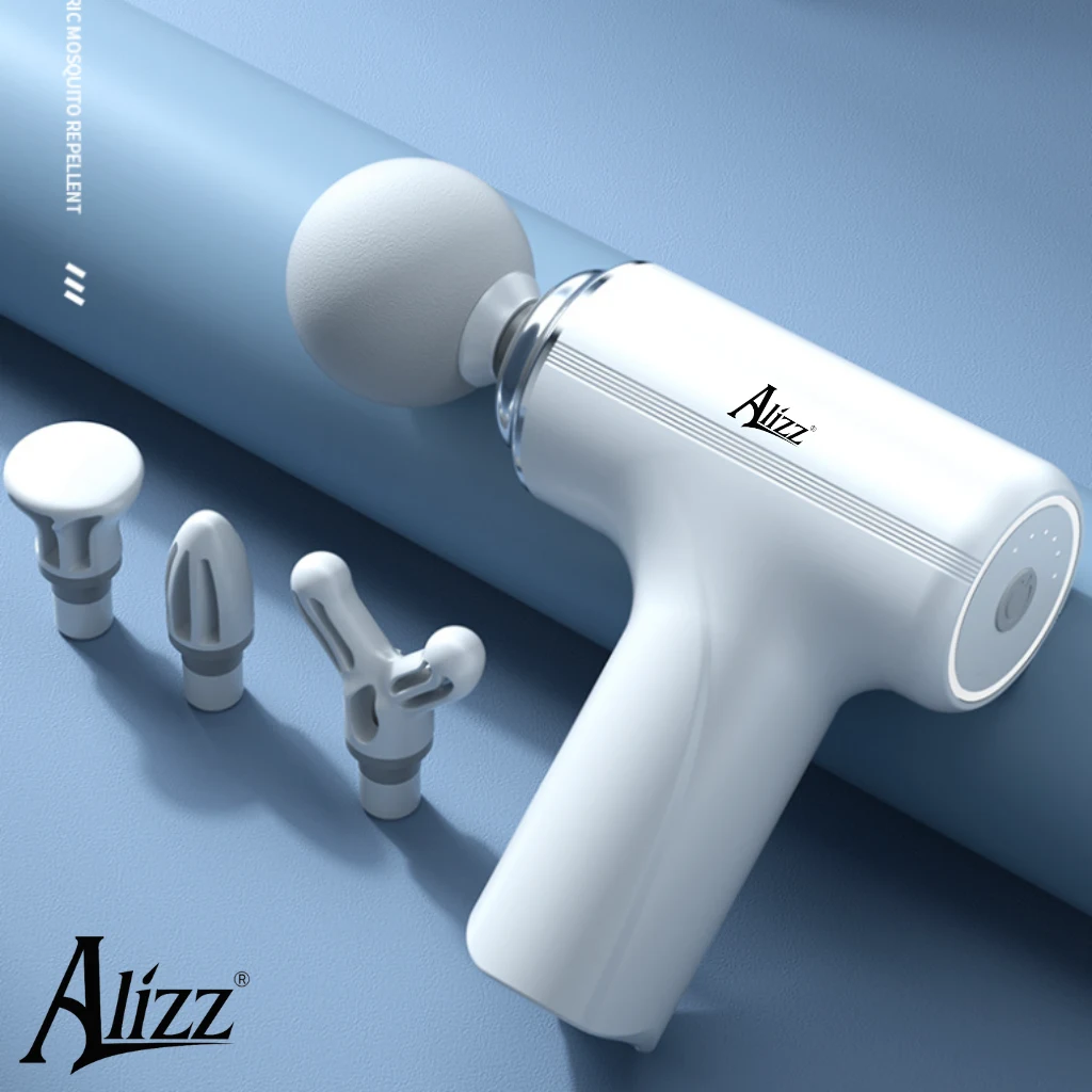 Máy Massage Cầm Tay Mini ALIZZ AL-13811 Kèm 4 Đầu
